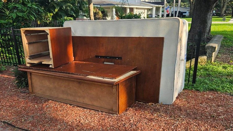 Dresser and Mattress Removal